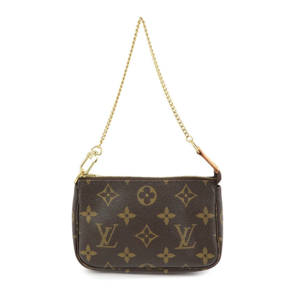 Louis Vuitton Monogram Mini Pochette Accessoires Brown